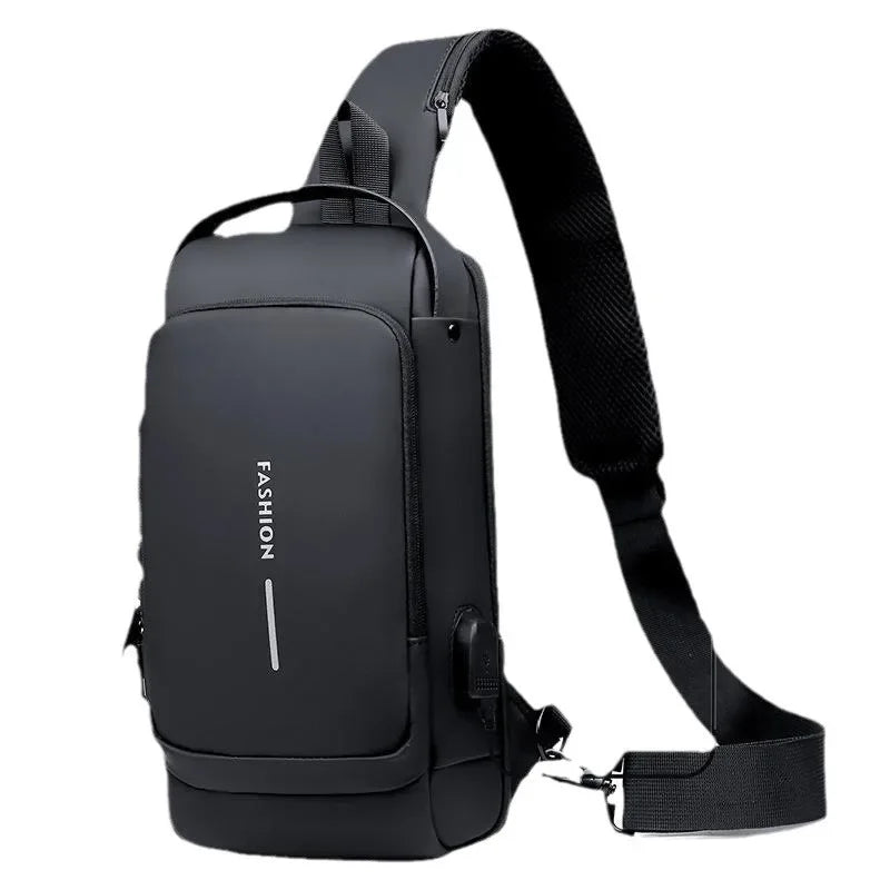 Mochila Anti-Furto com Senha USB Slim Bag