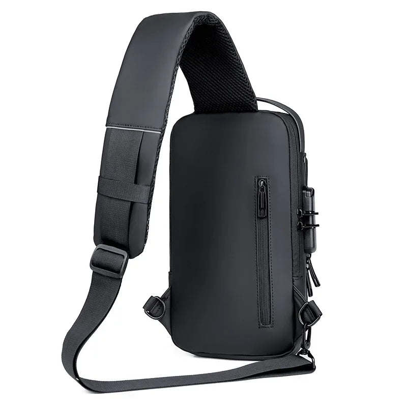 Mochila Anti-Furto com Senha USB Slim Bag